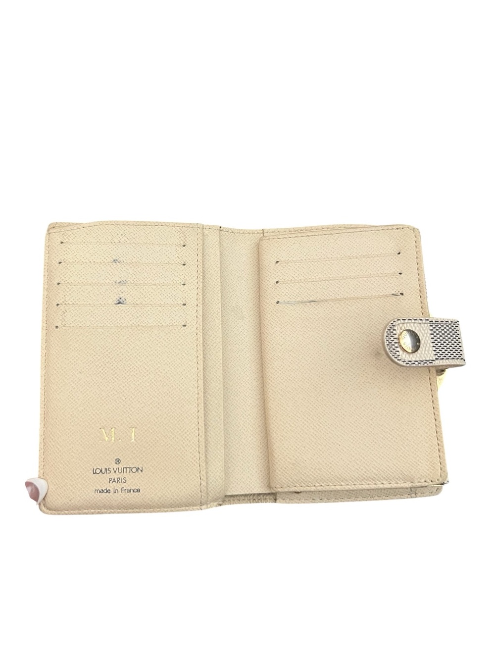 LOUIS VUITTON Damier Azur Portefeuille Viennois Kisslock Wallet - Picture 8 of 14